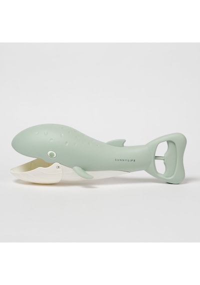 Sunnylife - Whale Green Kum Toplama Oyuncağı Altın