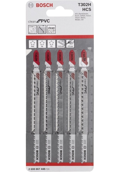 Bosch T 302 H Clean for PVC 5'li 2608667448