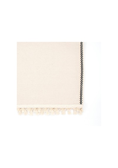 Dnc Home Tekstil Ndchome Ndc Home Ham Keten Ponponlu 50 X 150 Cm. Krem Runner. Krem