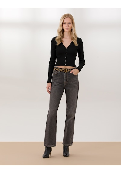 Pierre Cardin Kadın Siyah Triko Kazak 50259941-vr046 Siyah