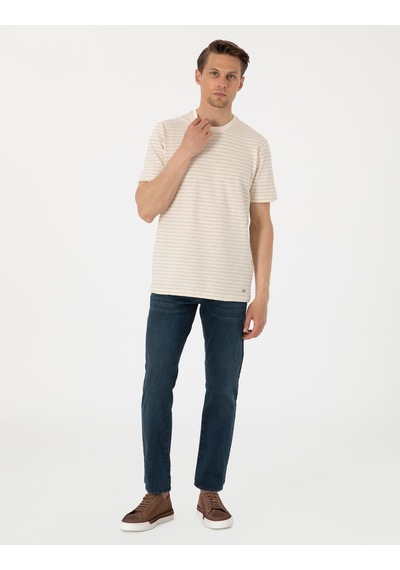 Pierre Cardin Erkek Bej Tişört 50303857-vr011 Bej
