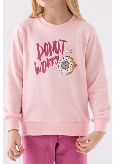 Rolypoly Kız Çocuk Pembe Eşofman Takımı Rp3469-c-v1 Pembe