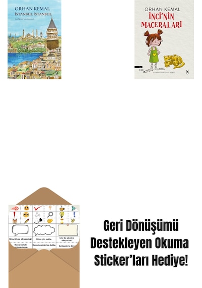 İstanbul İstanbul Ciltli + İnci'nin Maceraları + Okuma Sticker'ları