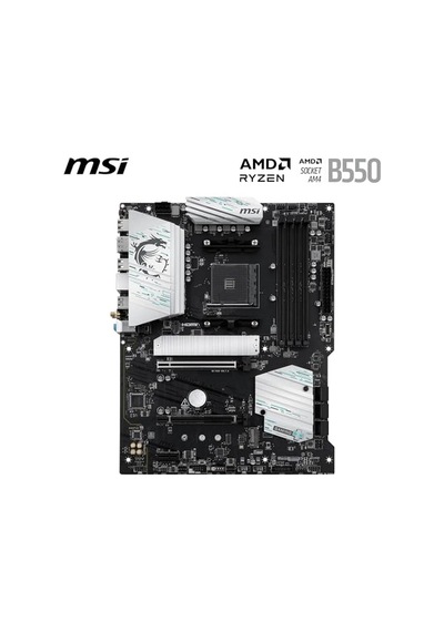 B550 Gamıng Wıfı Am4 Anakart Ddr4 4400mhz Pcıe 4.0 Wi-fi 5 1g Lan Usb 10gbps Atx