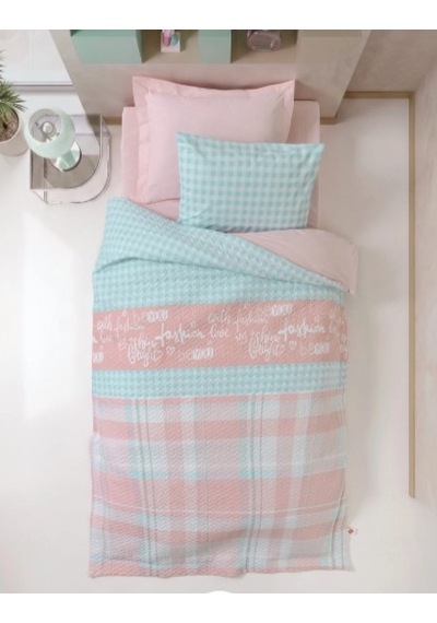 Cotton Box Complete Set Gırls Boys Ranforce Lıora Pembe T.k.+ftt Çok Renkli