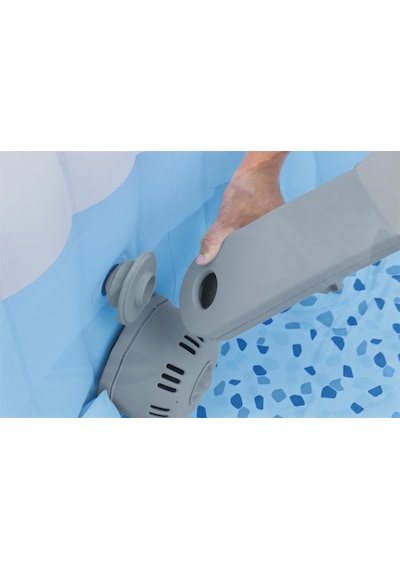 Lay-z-spa 60322 Dinlendirici Led Şelale Spa Havuzu Aksesuarı Gri