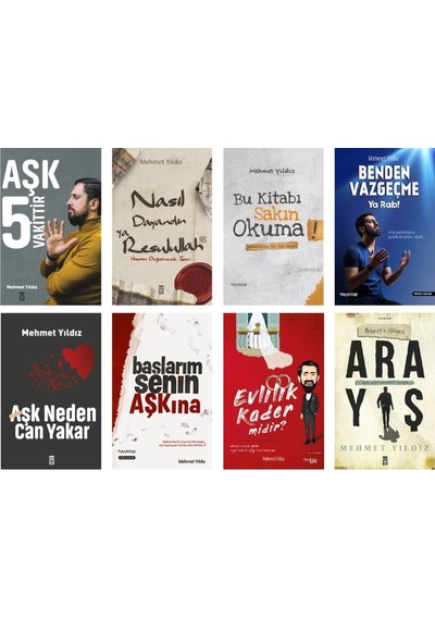 Mehmet Yıldız Aşk 5 Vakittir Seti 8 Kitap