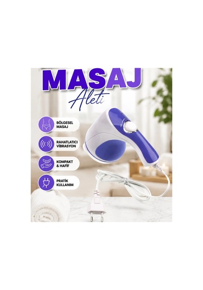 5 Başlıklı Elektrikli Vücut Masaj Aleti 2200-2500 Rpm