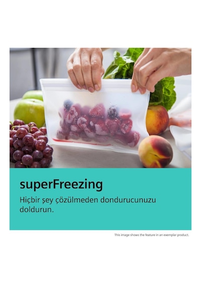 Siemens KD76NNWE0N İq300 Üstten Donduruculu No Frost Buzdolabı