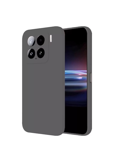 Newface Xiaomi Mi 15 Pro Kılıf Nano İçi Kadife Silikon - Gri