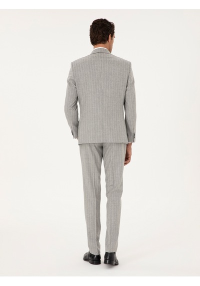 Cacharel Açık Gri Slim Fit Takım Elbise