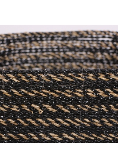 Karadeniz Muz Lif El Yapımı Yuvarlak Büyük Sepet 35x35x20 Cm
