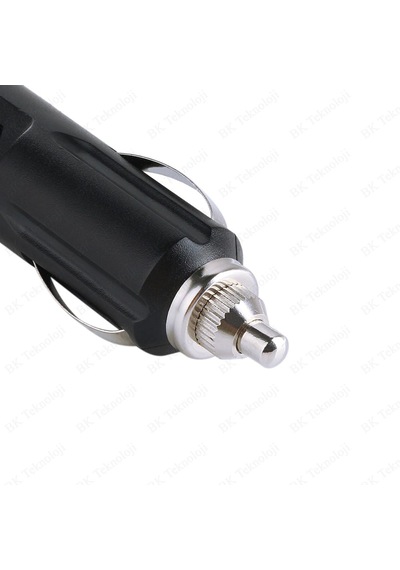 12V Oto Çakmak Soket Fişi Erkek Sigortalı Led Göstergeli