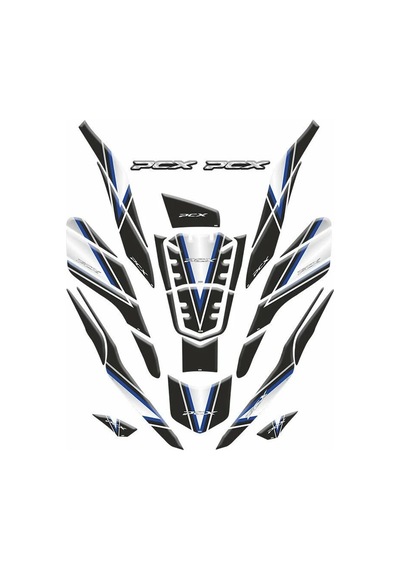 Honda Pcx 2021 - 2024 Uyumlu Tank Pad Set 010 Gogopremium