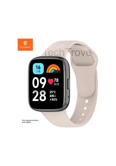 Xiaomi Redmi Watch 3 Active Uyumlu Renkli Silikon Kordon Kayış