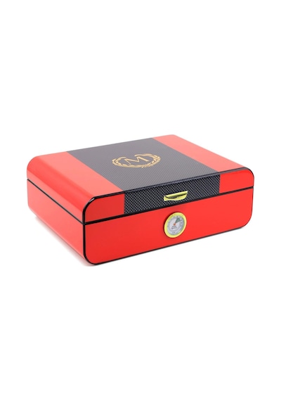 Racing Edition Kardon Dizayn Humidor Puro Kutusu Kırmızı 40's