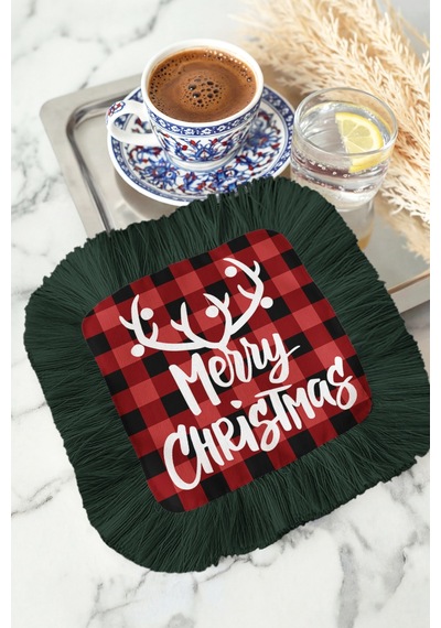 Merry Christmas Saçaklı Yılbaşı Sunum Peçetesi-noel Temalı Saçaklı Kahve Yanı Bardak Altlığı Mendil Yosunlu Gök Mavisi Merry Christmas Saçaklı Yılbaşı Sunum Peçetesi-noel Temalı Saçaklı Kahve Yanı Bardak Altlığı Mendil Yosunlu Gök Mavisi