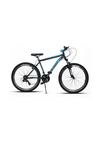 Sarissa Moon 26" Jant Mtb Ön Amortisörlü Shimano 21 Vites V Fren Wake Gidon Dağ Bisikleti Siyah Mavi