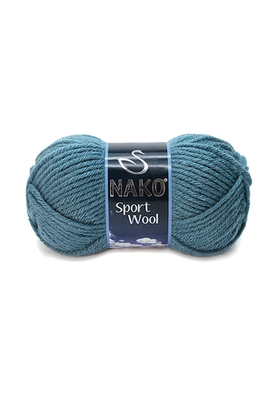 1 Adet Sport Wool Atkı Bere Ceket Yelek Örgü İpi Yünü No: 185 Fırtına