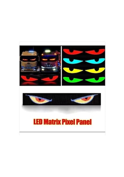 Bolsat Pixel Led Panel 16x64 Dijital Ekran Yazı Ve Animasyon Bantlı Bluetooth