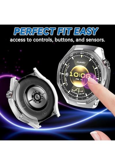 Soft-case Huawei Watch Gt6 Pro 46mm İçin 360 Kasa Koruyucu Yumuşak Tpu Kılıf Dokunmatik Ve Netliği Etkilemeyen Darbelere Karşı Huawei Watch Gt6 Pro 46mm Ekran Koruyuculu Kılıf Şeffaf Çok Renkli Soft-case Huawei Watch Gt6 Pro 46mm İçin 360 Kasa Koruyucu Yumuşak Tpu Kılıf Dokunmatik Ve Netliği Etkilemeyen Darbelere Karşı Huawei Watch Gt6 Pro 46mm Ekran Koruyuculu Kılıf Şeffaf Çok Renkli