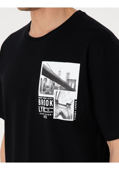 Pierre Cardin Erkek Siyah Tişört 50310144-vr046 Siyah