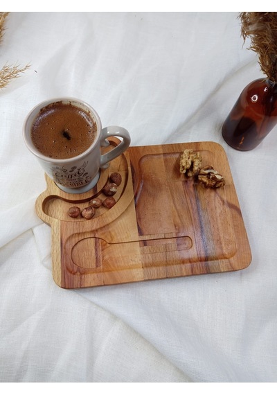 Caffetta Ahşap Servis Sunum Ahşap