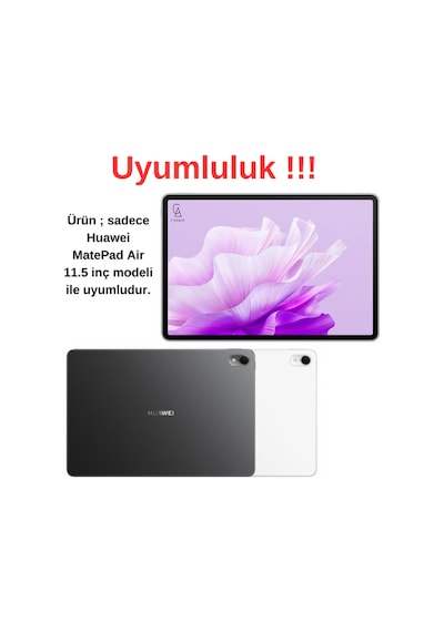 Huawei Matepad Air 11.5" 2023 Uyumlu Tablet Kılıf Smart Özellikli Uyku Modlu Kapaklı Tablet Kılıfı