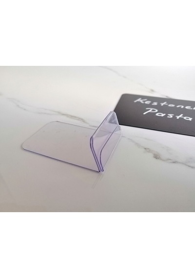 10 Adet Dekoratif Siyah Etiket Seti A7 10x7,5 Cm Karatahta Ayaklı