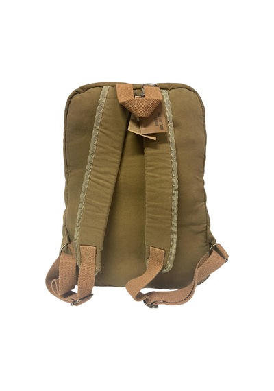 Old Cotton Cargo Kaliteli Vintage Salaş Disayn Günlük Gezi Spor Sırt Çantası Matanza Bag 30x42cm Camel