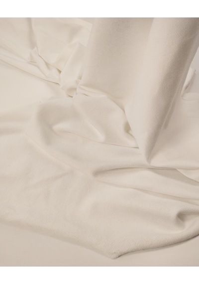 Beyaz Lacoste Görünümlü Örme Kumaş Esnek Tok Duruşlu Bluzluk & Elbiselik 140x220cm-11668