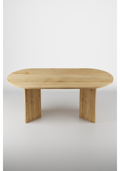 Harmony Nara Sadece Masa Oval Masa 180x75x90 Cm Cadiz - Modern Tasarım Kahverengi