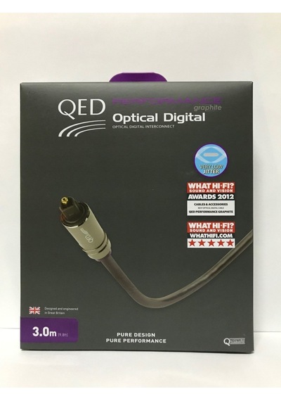 QED QE-6603 PERFORMANCE OPTICAL GRAPHITE KABLO 3 Metre