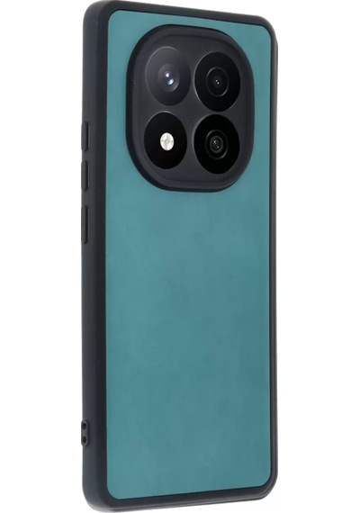 Newface Xiaomi Redmi Note 14 Pro 5g Kılıf Aras Deri Kapak - Açık Yeşil