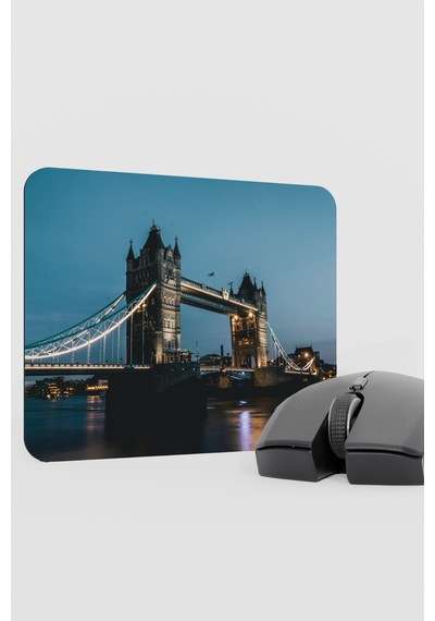 London Londra İngiltere 2 V4 22x18 Gaming Kauçuk Kaymaz Taban Mouse Pad Fare Altlığı