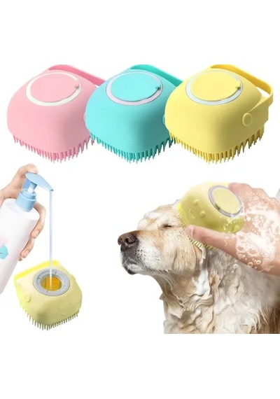 Şampuan Hazneli Kedi Köpek Yıkama Kesesi 0.05 M
