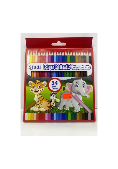 Boya Kalemi 24 Lü Cok Renkli