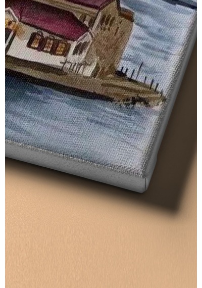 Webstyle Sayılarla Boyama Seti Kasnaklı Kız Kulesi'nin Hüznü 40 X 50 Cm