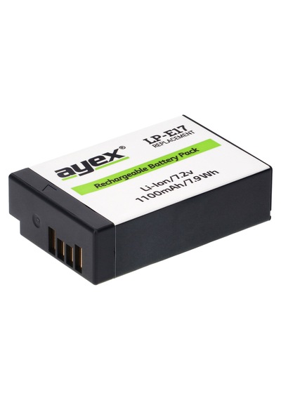 Ayex Lp-e17 Batarya, Canon Eos Rp, R100, R50, R8, 77d, 750d, 760d, 800d, 850d, M3, M5, M6 Mark Iı İle Uyumlu