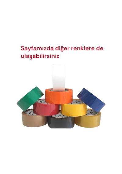 Sarı Koli Bandı 45 Mm 100 Mt 1 Adet Diğer