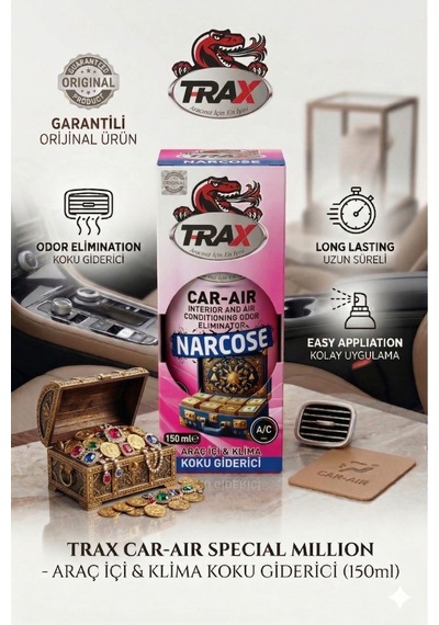 Klima Fresh Temizleyici Klima Bombası Koku Giderici Narcose 150 Ml