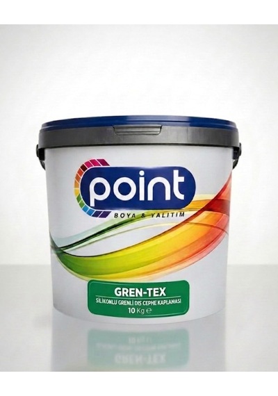Gren-tex - Silikonlu Grenli Dış Cephe Kaplaması Beyaz, 10 Kg