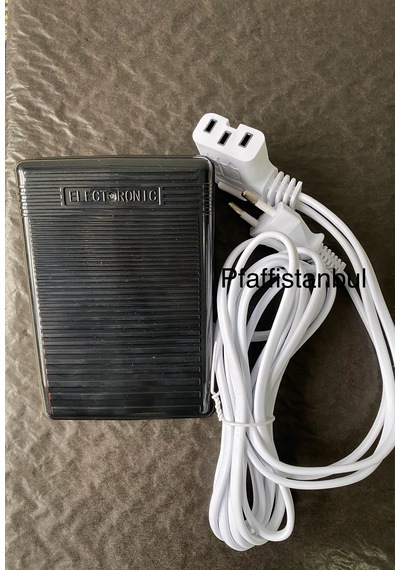 Pfaff Elektronik Pedal Ve Kablosu - Beyaz Kablolu - Uymlu Modeller İçin Açıklama Kısmına Bakınız.