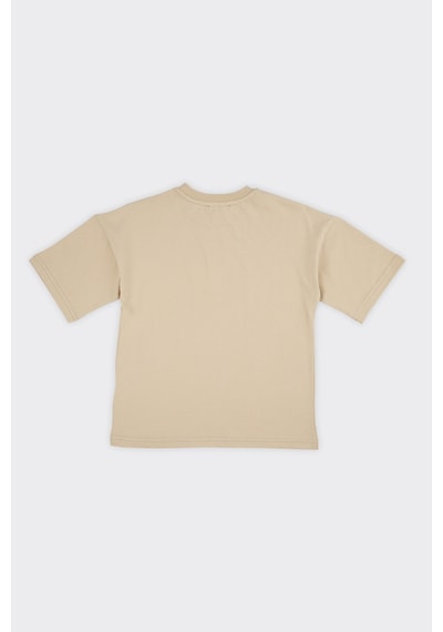 Unisex Çocuk Kısa Kollu Bej Tişört Çok Renkli 9931BK05001