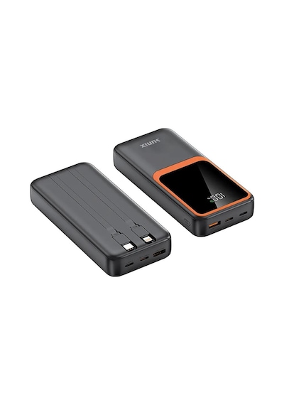 Sunix Pb 700 20.000 Mah Powerbank Dahili Kablolu Siyah