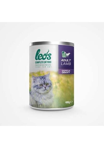 Kuzu Parça Etli Soslu Yetişkin Kedi Konservesi 6 Adet 400 Gr