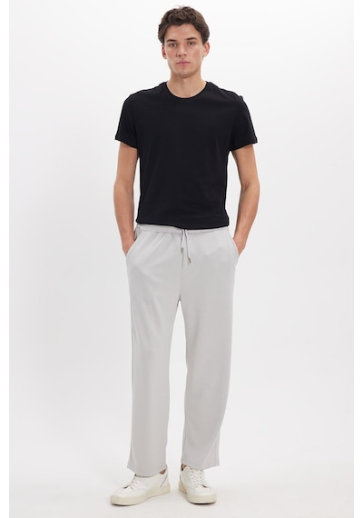 Tudors Erkek Taş Baggy Fit Rahat Kesim Modal Kumaş Soft Doku Beli Bağcıklı Yan Cepli Eşofman Altı-46295