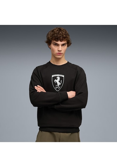Puma Scuderia Ferrari Erkek Siyah Sweatshirt 632788-01 Siyah