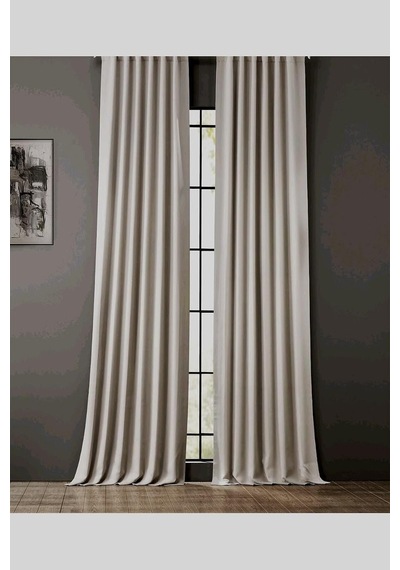 Ev Depo Home Taç Karartma Blackout Pilesiz Fon Perde Tek Kanat Koyu Taş Blckoyutas001, Koyu Taş, 120 X 260