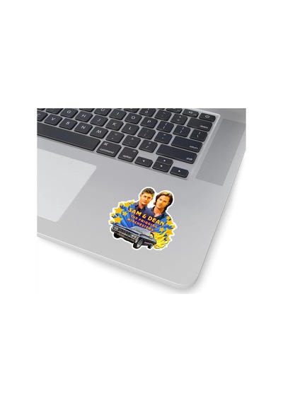 Supernatural Dizisi Seri 1 Macbook Notebook Tablet Telefon Ajanda Laptop Defter Sticker Seti Çok Renkli